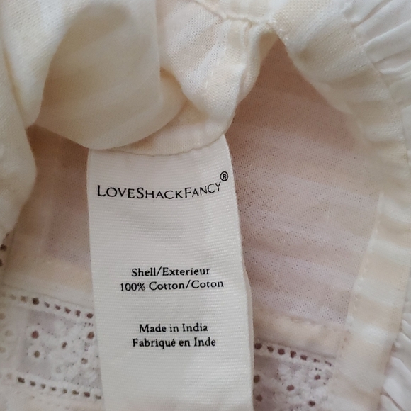 Loveshackfancy Tiana ruffle angel top blouse XS - Picture 12 of 16